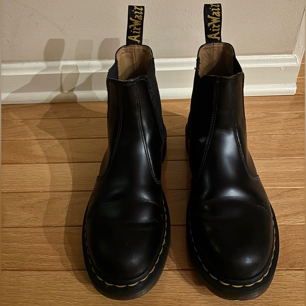 Dr. Martens Black Leather Chelsea Boots